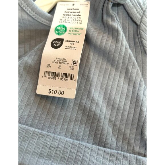 NWT Carter's Just One You® Baby Boys' Sleeper with Hat - Blue Newborn - Picture 2 of 3